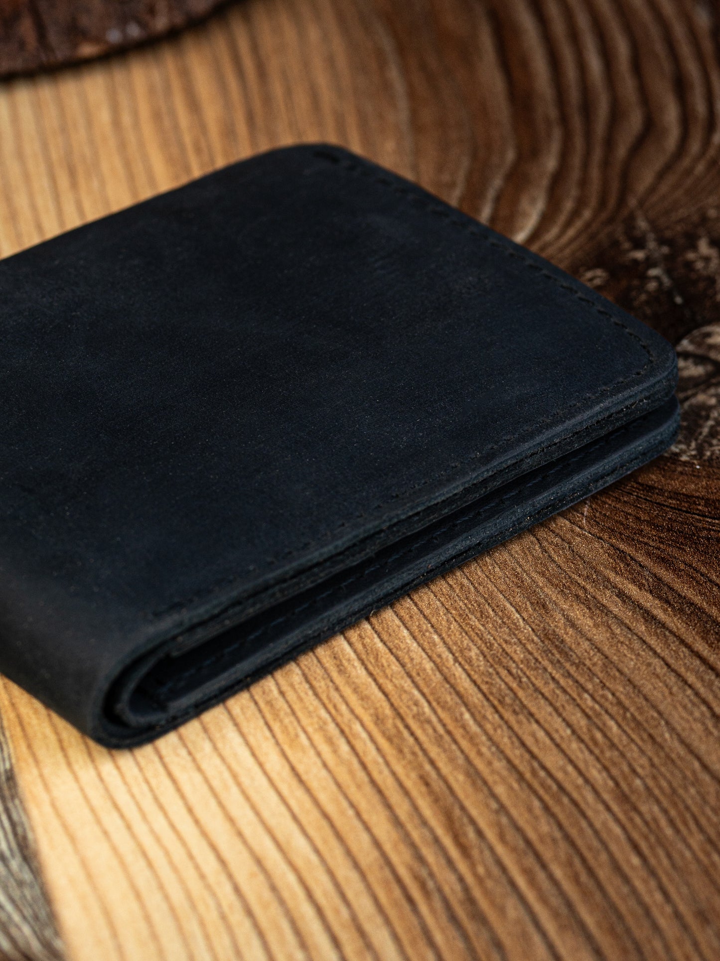 Signature Fold Black Wallet
